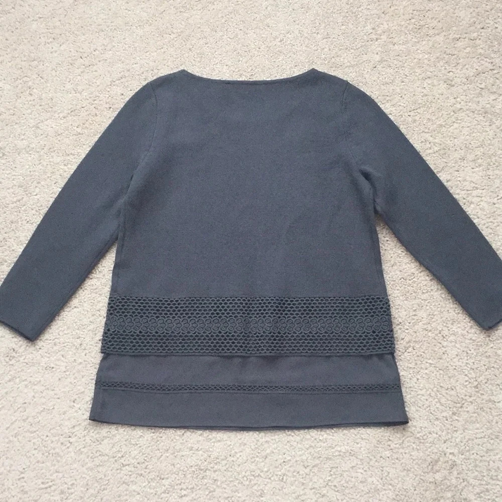 Loft gray sweater sz sm petite - Picture 5 of 5